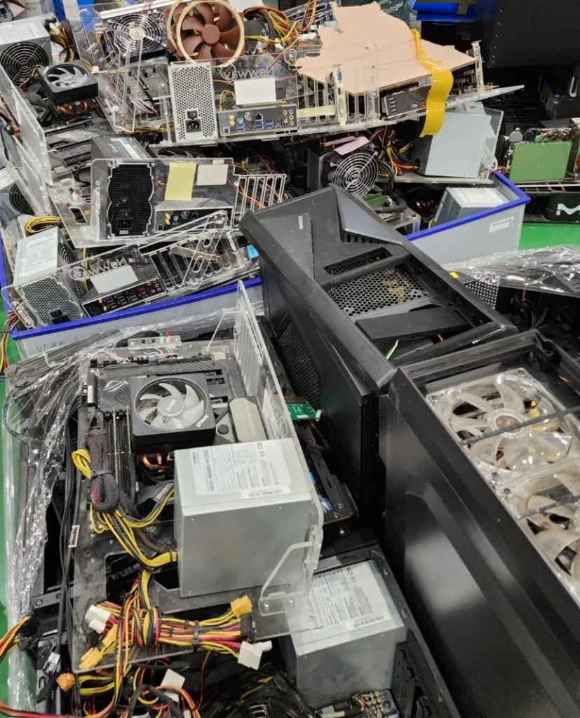 패기된 컴퓨터 부품용